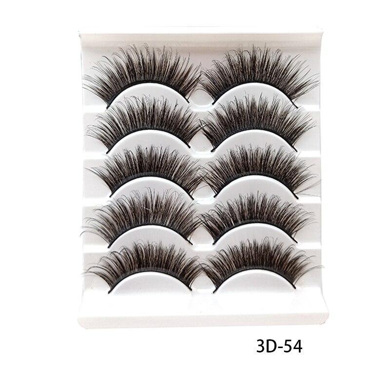 Пушистые ресницы, 8/5 пар, наращивание ресниц, De Cils, макияж, красота, накладные ресницы, оптовая продажа, натуральные тонкие ресницы-лифтинг