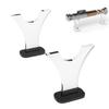 2Pcs Acrylic Display Stand Holder Sword Adhesive Storage Rack Shelf Organizer