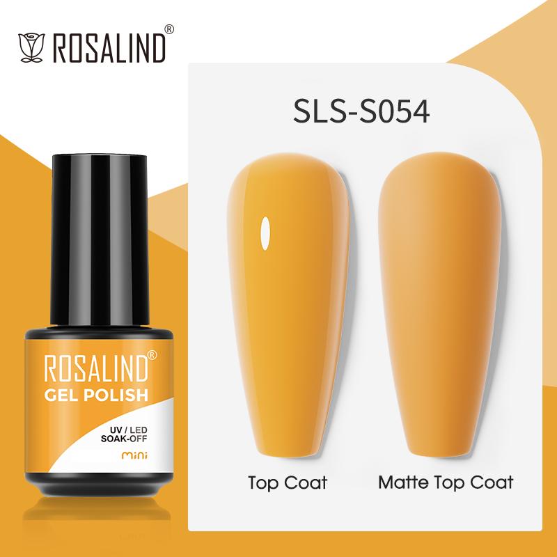 ROSALIND 80-цветный гель-лак для ногтей, полупостоянный, вымачиваемый УФ-гель для ногтей