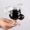 150-201ML Glass Cup for Tiki Creative Elk Cute Reindeer Mug Wine Beer Water Juice Milk Glasses Drinkware Shot Cups New Year Gift