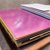 Набор из 2 листов зеркального акрила цвета розового красного, 1/16" (1.5mm) Розовое зеркальное акриловое оргстекло пластиковый лист (Фактический размер 11,875" x 11,875")
