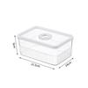 Refrigerator Storage Box With Timer - Fresh Fridge Organizer For Vegetables Fruits And Pantry Kitchen Containers