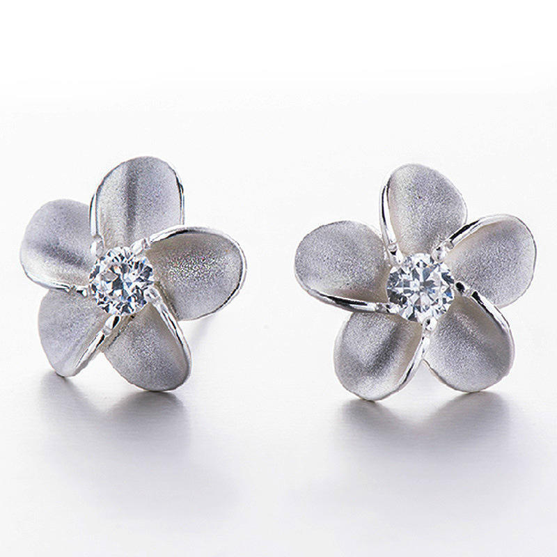 925 Silver Women Hoop Earrings Fashion Pendientes Gift for Female Girl Sparkling Pave CZ U Heart Shape Star Moon Earring E007