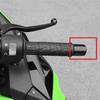 Motorcycle Handlebar Grips MTB Bar Ends Plugs for Kawasaki Z800 Z1000 Z900 Z750 Z650 Z300 (Black)