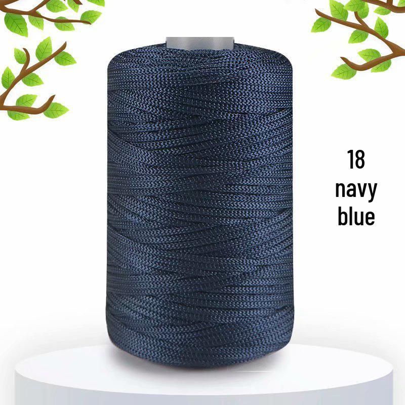 125 г Легкая Ледяная Шелковая Льняная Пряжа для Летних Шляп, Средней Тонкости Вязания, Сумок DIY, Подушек и Блестящая Полая Пряжа