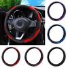 Practical Car Steering Wheel Cover Tight Stitch Decorative Non-Slip