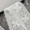 5.5Cm White Handmade Bead Embroidery Barcode Clothing Cuffs Neckline Window Decoration Accessories Lace Accessories