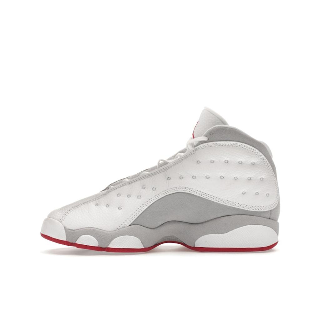 Детские кроссовки Air Jordan 13 Retro GS White Wolf Grey True-Red DJ3003-160