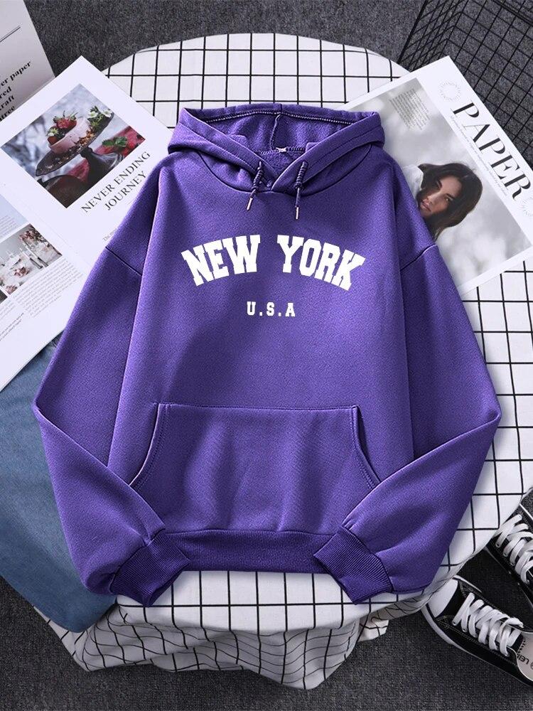 Men's And Women's Long Sleeves Joggers Brand New York Oversized Sweatshirt New York Women Sweatshirt New York Hoodie