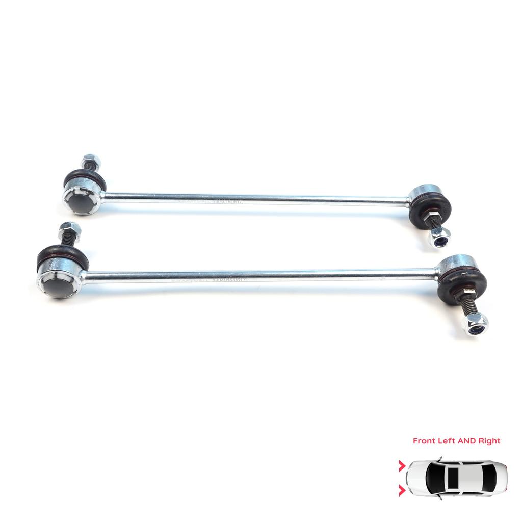 V1BSP1281-1 2 Pieces Front Sway Bar Stabilizer Link for Renault Laguna MK3 Mazda 3 5 Axela Biante CC Premacy CR Volvo S40 2 V50 C70 2 V40 3M513B438AB
