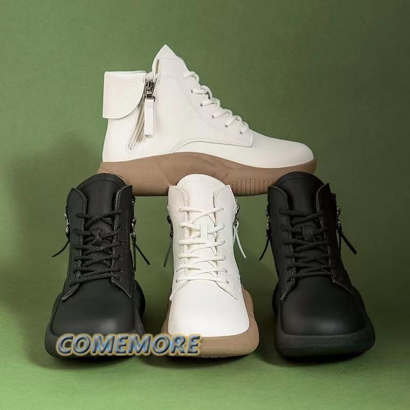 Woman 2024 New Ankle Boots Spring Autumn Short Boots PU Leather Casual Shoes Retro Platform Sneakers Female Footwear Botas Mujer