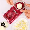 1pc 2 In 1 Egg Slicer Multipurpose Egg Slicer For Hard Boiled Eggs Sturdy ABS Body With Stainless Steel Wires Eggs Cutter
