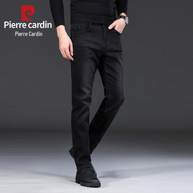 Pierre Cardin Мужские джинсы прямого кроя из космического шелка