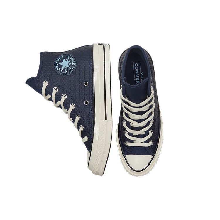Converse Chuck 70 High Alt Exploration - Женские кроссовки Midnight Navy Blue Sea-Salt Blue Egret 570276C