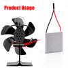 Fireplace Fan Generator Sheet Electric Power Generator Fireplace Fan Chip Stove Oven Thermoelectric Generator General Accessory