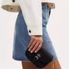 Coach Amelia 16 Snap Closure Multi-Functional Pocket Signature Denim And Soft Pebble Leather Crossbody Bag Small Women crossbody bag CQ187-SVBK