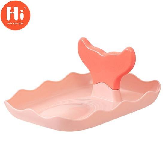 Hi Fishtail Design Стойка для крышки кастрюли Стабильный полипропилен Легко чистящийся держатель для крышки кастрюли Кухонные инструменты