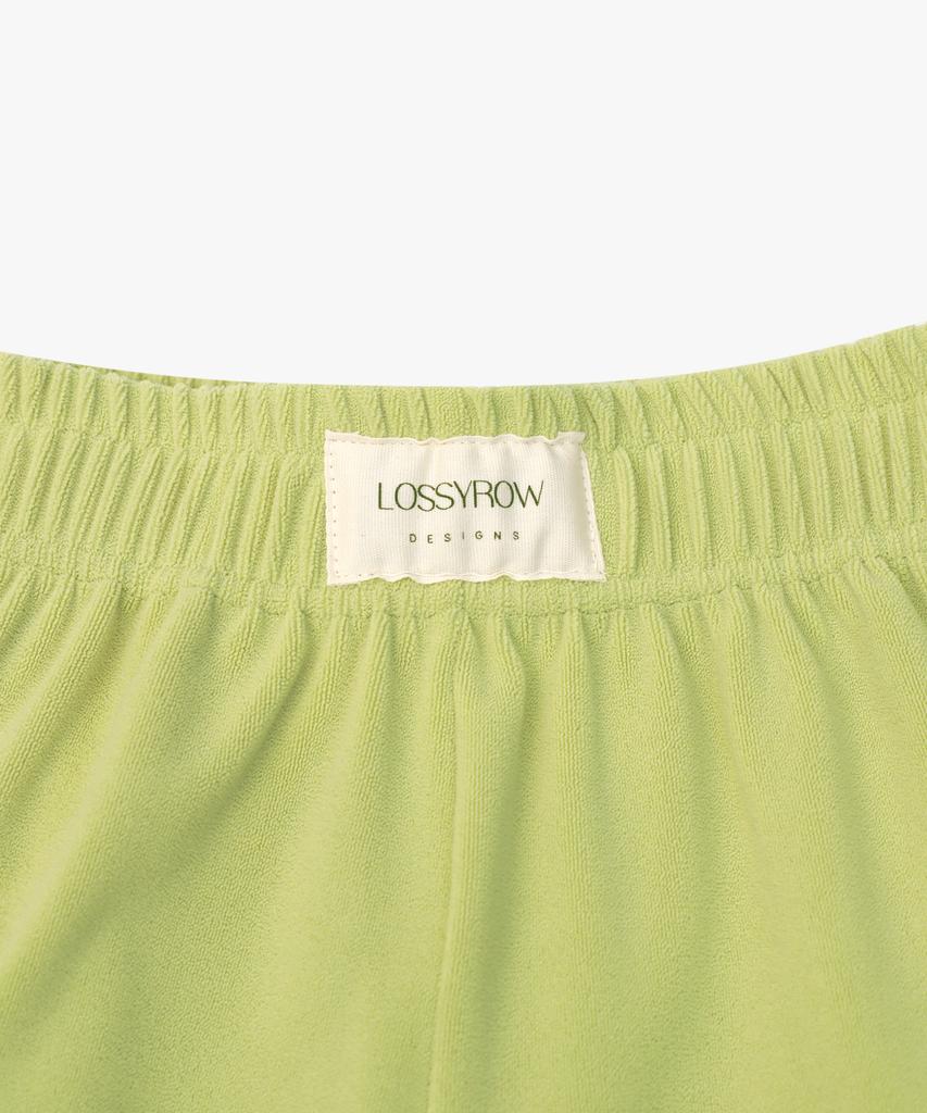 LOSSYROW Терри Повседневные Шорты Оливковые