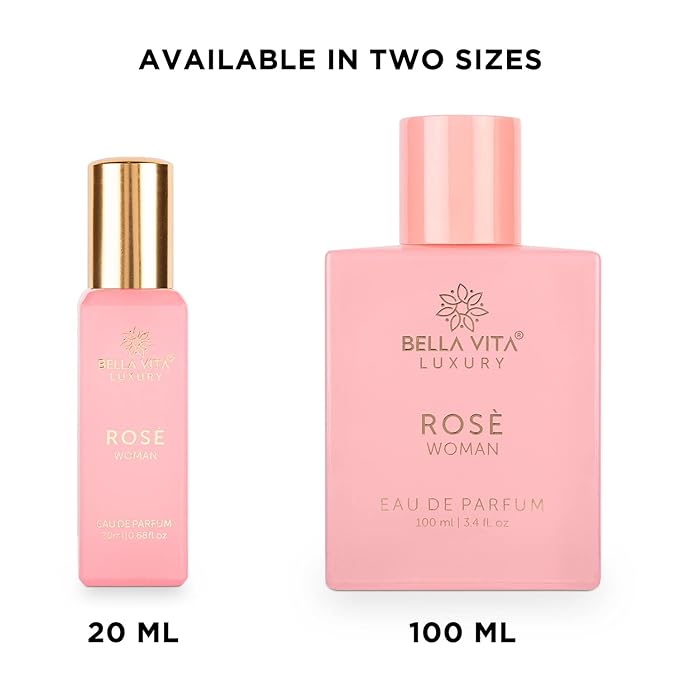 Bella Vita Luxury Rose Woman Eau De Parfum Духи для женщин с нотами черной смородины, ванили и жасмина | 100 мл