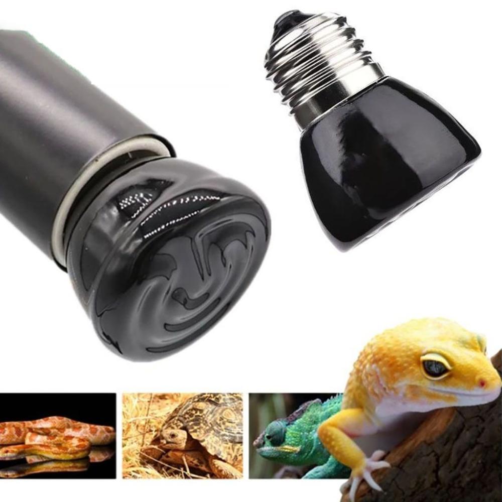 Material Keeping Warm Far Infrared Black Reptile Lamp Pet Warmer Bulb Heating Lamp Pet Brooder