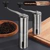 Stainless Home Portable Manual Coffee Grinder Hand Coffee Mill with Ceramic Burrs Adjustable Settings Portable Hand Crank Tools