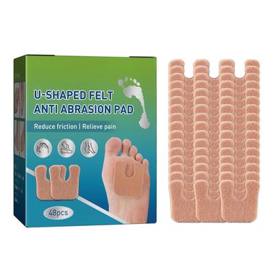48 шт., обезболивающая подушка для ухода за ногами, снимает боль в ногах, защищает пальцы ног от повреждения кожи и уменьшает трение
