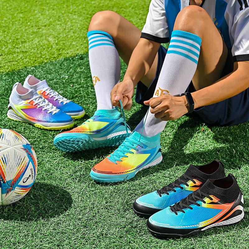 Футбольные бутсы унисекс, уличные/в помещении, футбольные бутсы для мальчиков и девочек, профессиональные тренировочные кроссовки по мини-футболу