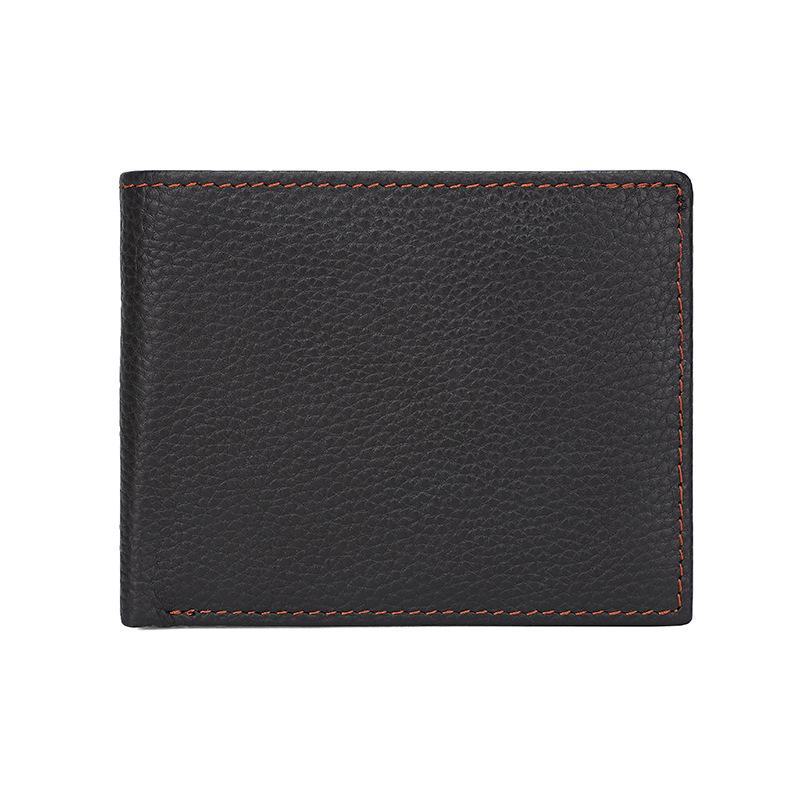 Кошелек Jiameida из натуральной кожи в стиле ретро, зажим для нескольких карт и карман для монет