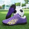 Короткие шипы тренировочные футбольные бутсы низкий верх кожаная поверхность сломанные шипы футбол спортивная обувь низкий верх молодежные кроссовки большой размер