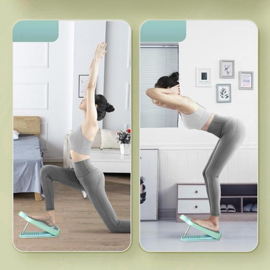 Растяжка для икр Наклонная доска 10 уровней регулировки Массаж стоп Физиотерапия Наклонная доска Мужчины Женщины Тренировка подвижности голеностопа Тренировочный клин