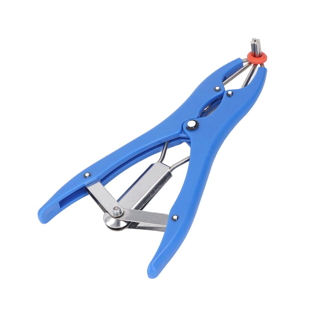 Кастрационный бандажёр из нержавеющей стали без крови с 100 шт. колец для кастрации, набор для бандажирования телят для коз