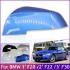 Car Rearview Mirror Cover Cap for BMW 1 3 4 Series 318 320 328 2012-2018 2 Series 2014-2018 X1 E84 2013-2016 Painted For F20 F30