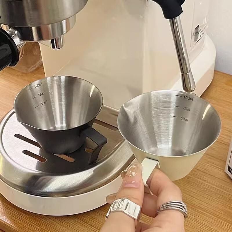 Stainless Steel Espresso Measuring Cup