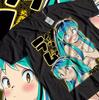 Urusei Yatsura Lum Invader Shirt 90s Vintage Anime Waifu Magical TShirt Black