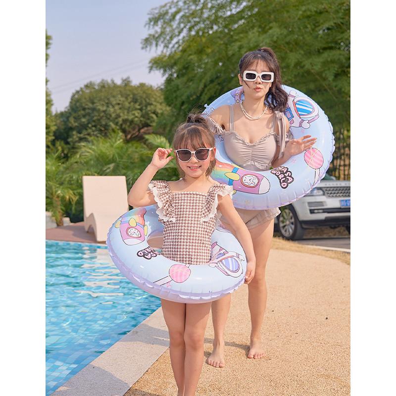 Colorful Inflatable Swim Rings For Kids Astronaut Cute Rabbit Lion Park Mermaid Dinosaur Rainbow Unicorn And More