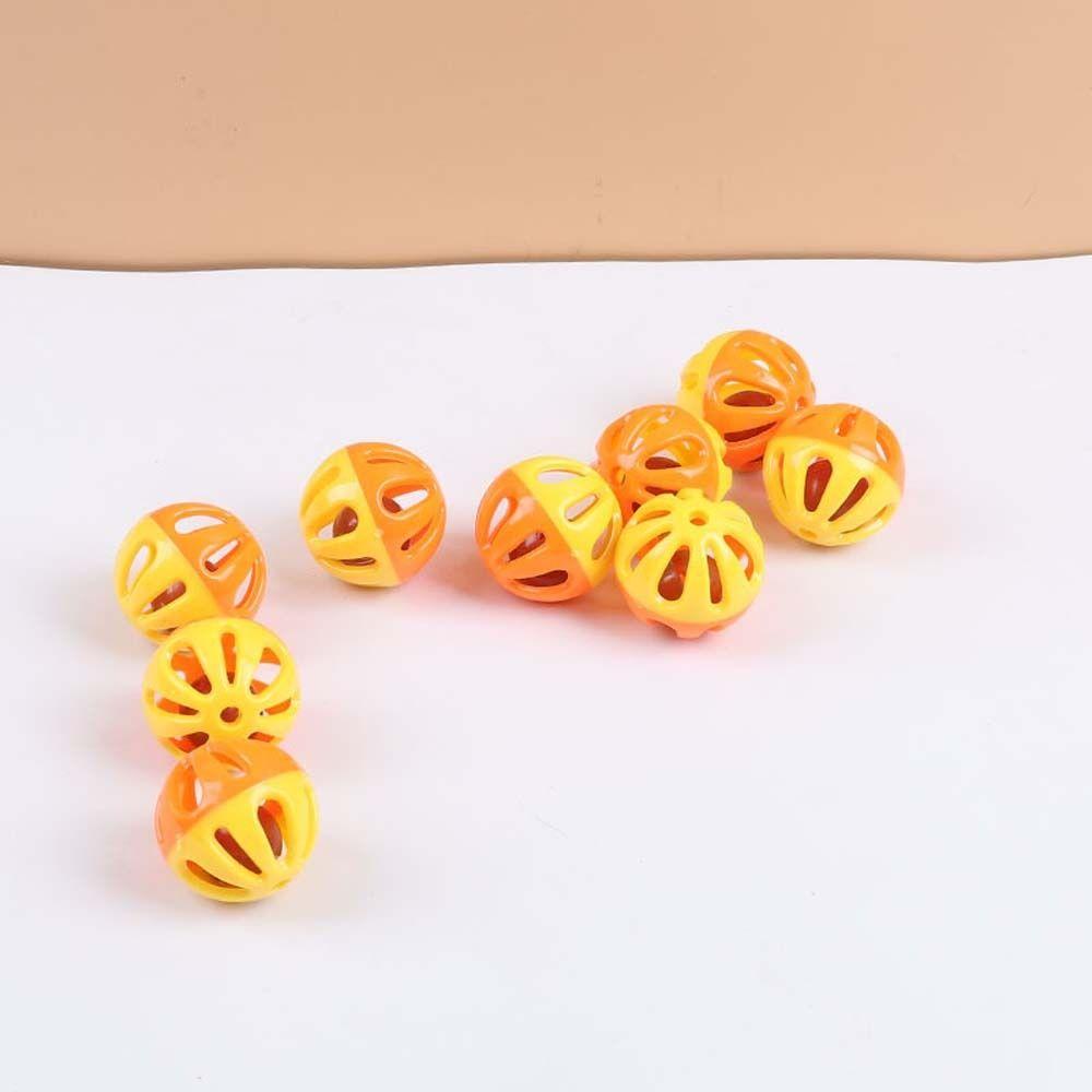 10 шт. Игрушки-колокольчики для кошек, Забавные пластиковые игрушки-погремушки для котят, Интерактивные товары для питомцев