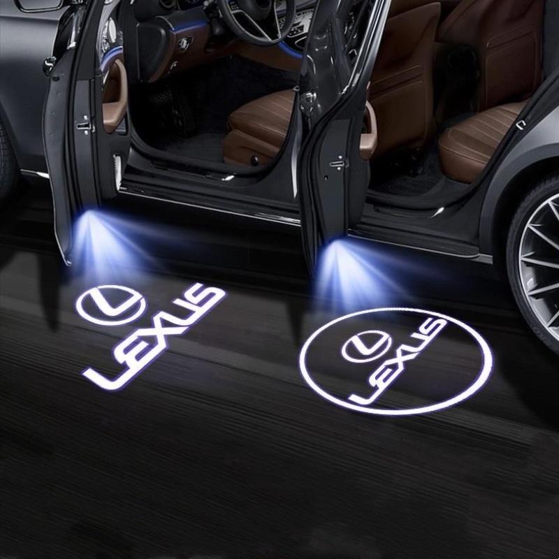 Led Car Door Welcome Laser Projector Logo Ghost Shadow Night Light For Lexus RX ES GX LS LX IS Series LX450 LX470 LX570 RX300KR8