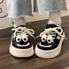 Thick-soled Big-eyed Ugly Canvas Shoes for Women, New Campus Board Shoes In the Summer and Autumn of 2024, Breathable and Versatile Casual Shoes