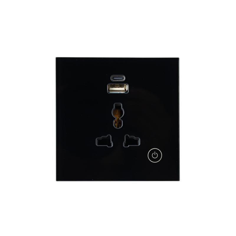 Matter Zigbee Smart Plug Homekit Direct Connection with USB for Smart Home Management