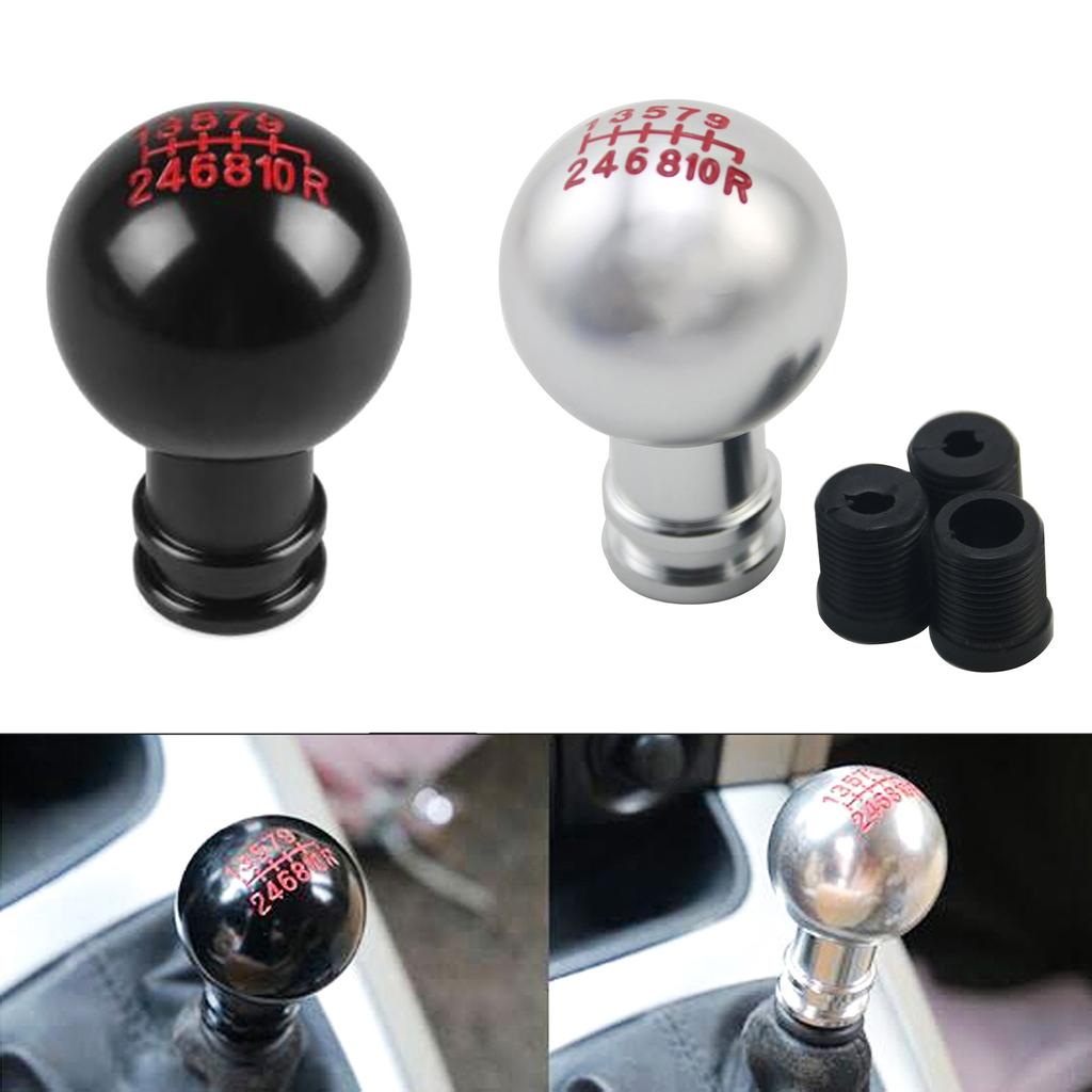 Shifter Knob, Aluminum Alloy Weighted Shifter Knobs Metal Gear Lever Stick Handle Fit Most Manual Vehicle