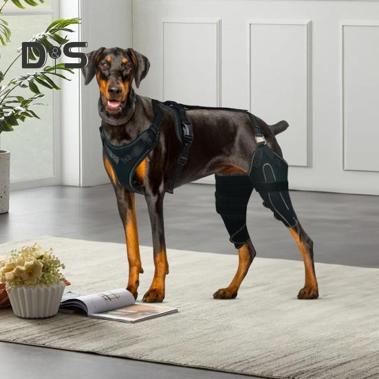 Фиксатор колена для задней ноги собаки Фиксатор колена для бедра собаки Поддержка передней крестообразной связки при дисплазии тазобедренного сустава у собак Артрит Вывих коленной чашечки