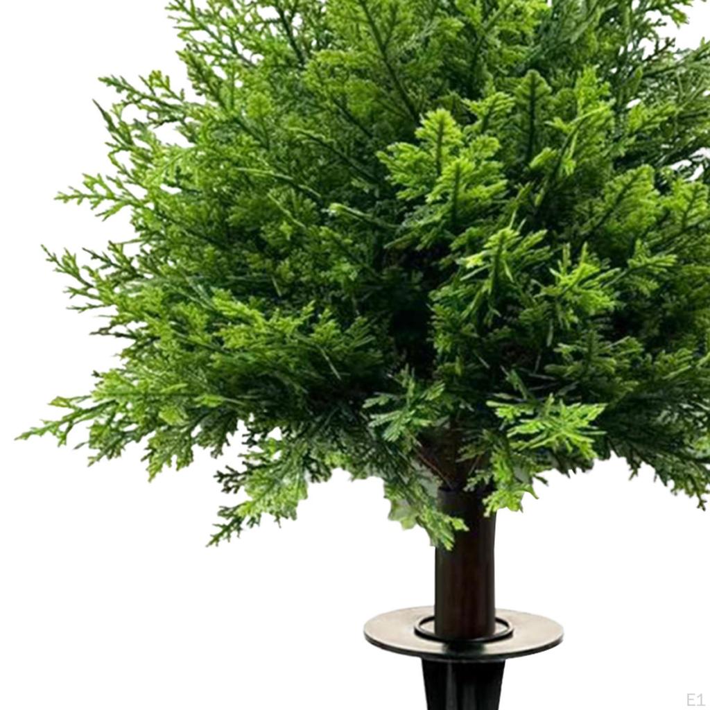 Artificial Cypress Topiary Tree Lifelike Birthday Gift Sun Resistant for