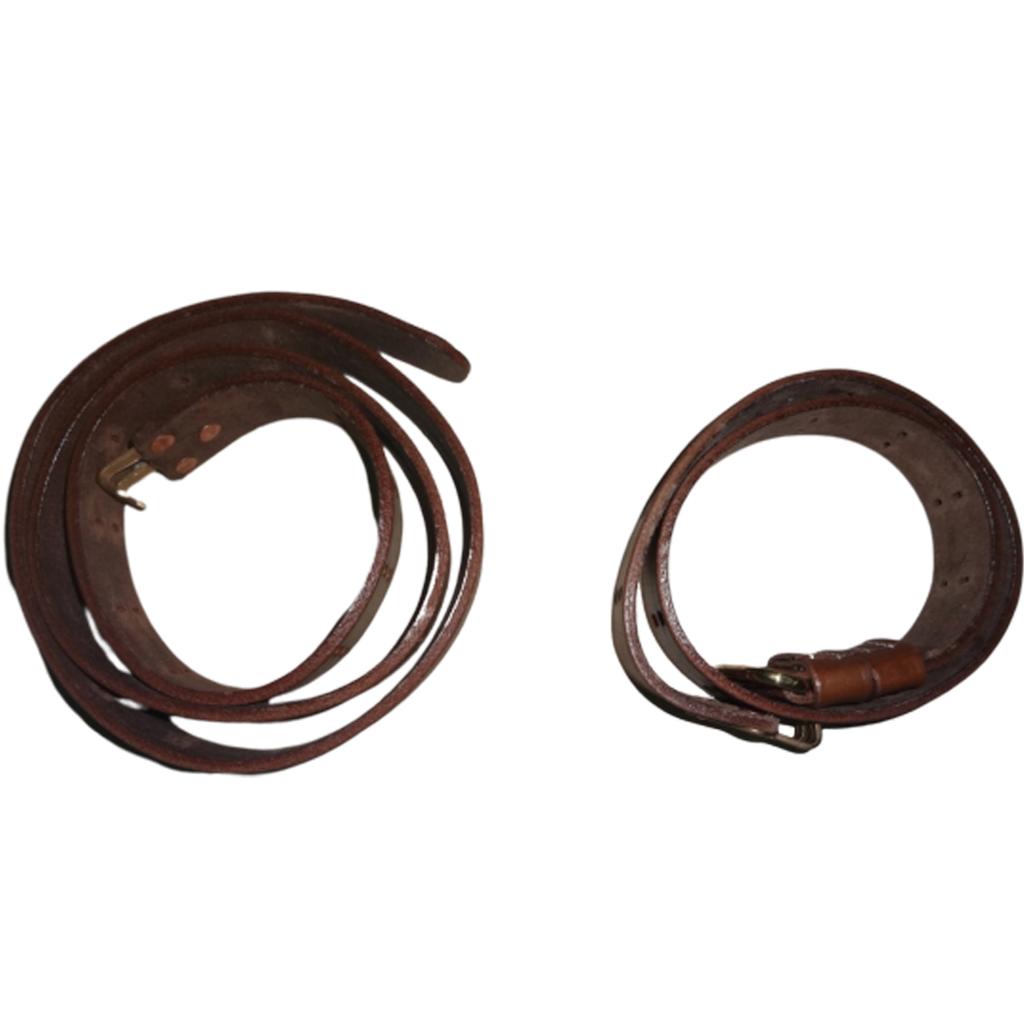 Кожаный ремень для винтовки Гаранда США 1907 г. (Латунный фитинг) - Репродукция J3-DKZ9-ZSV0