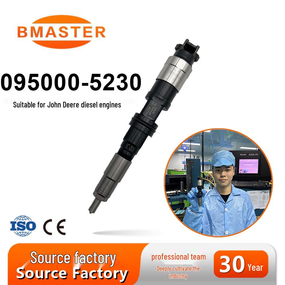 Premium High-Pressure Common Rail Injector 095000-5230 for John Deere Engines