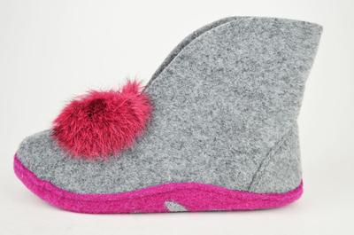 Тапочки-сапожки фетровые Inblu P22B 36 серые