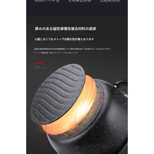 Двуручная кастрюля с крышкой, подходит для газа/индукции, стеклянная крышка, с алмазным покрытием, долговечная, с антипригарным покрытием, легко моется, черная, подходит для индукции, та