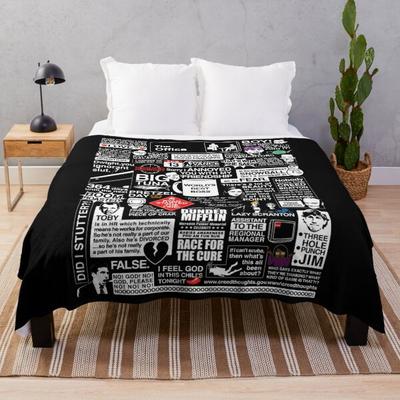 Office Text Quotes Blankets Lunch Break Blankets Decorative Blankets Flannel Blankets