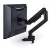 Elecom Monitor Arm Compatible with Widescreen Monitors Weight Capacity Mounting Bracket Articulation DPA-SS11BK, (17-49 Inches), 2kg-20kg,