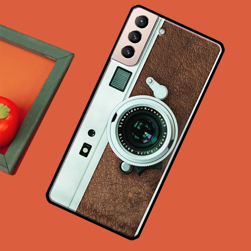 Ретро Камера Винтажный Мягкий Чехол Для Samsung Galaxy S23 S22 S21 Ultra Note 20 Note 10 S8 S9 S10 Plus S20 FE Чехол