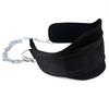 Pull-up Belt Weighted Dip Belt with Chain Neoprene Weight Lifting Dip Belt Workout Belt for Weight Lifting Pull Ups Dips Squats